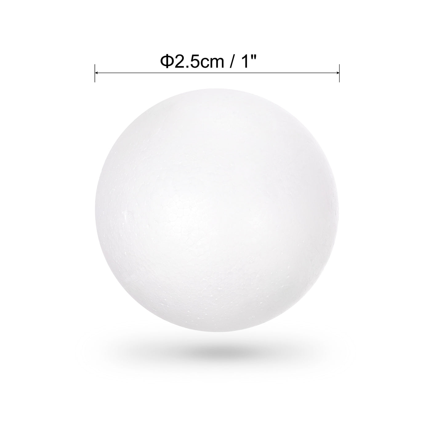 Uxcell Uxcell 50Pcs 1.5" White Polystyrene Foam Solid Balls for Crafts and Party Decorations