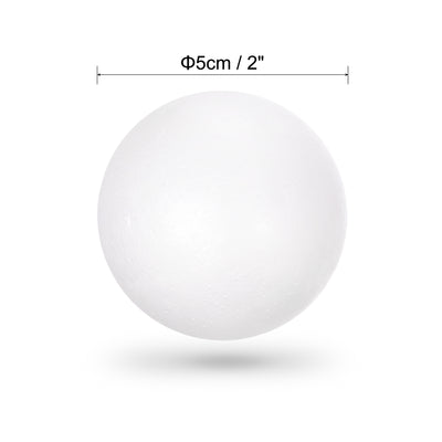 Harfington Uxcell Polystyrene Foam Solid Balls for Crafts and Party Decorations