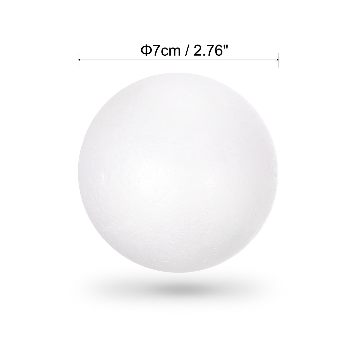 Uxcell Uxcell 6Pcs 3" White Polystyrene Foam Solid Balls for Crafts and Party Decorations