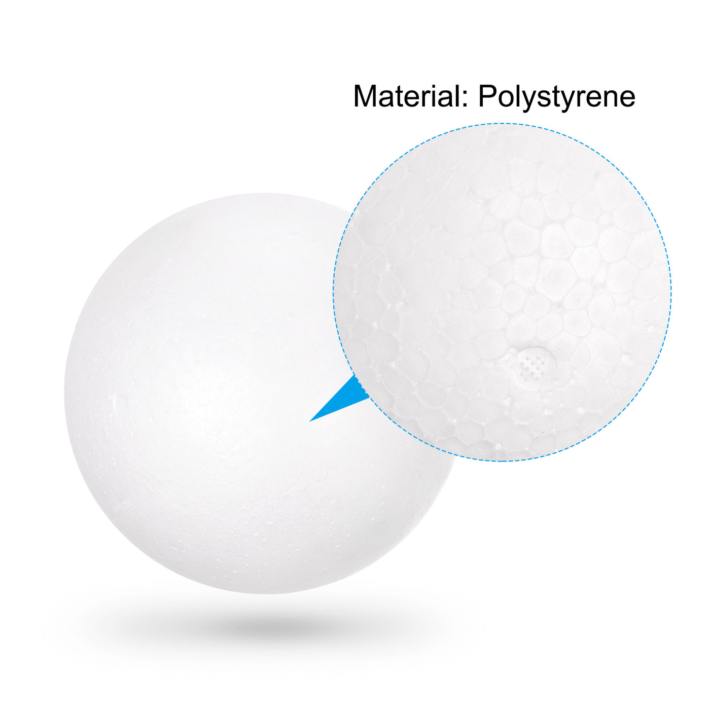 uxcell Uxcell Polystyrene Foam Solid Balls for Crafts and Party Decorations