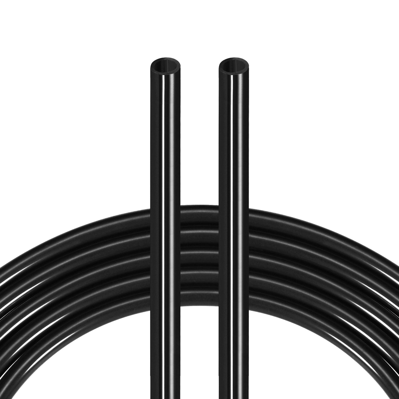 uxcell Uxcell Pneumatic Air Hose Tubing Air Compressor Tube 4mm/0.16''ID x 6mm/0.23''OD x 11m/36Ft Polyurethane Pipe Black