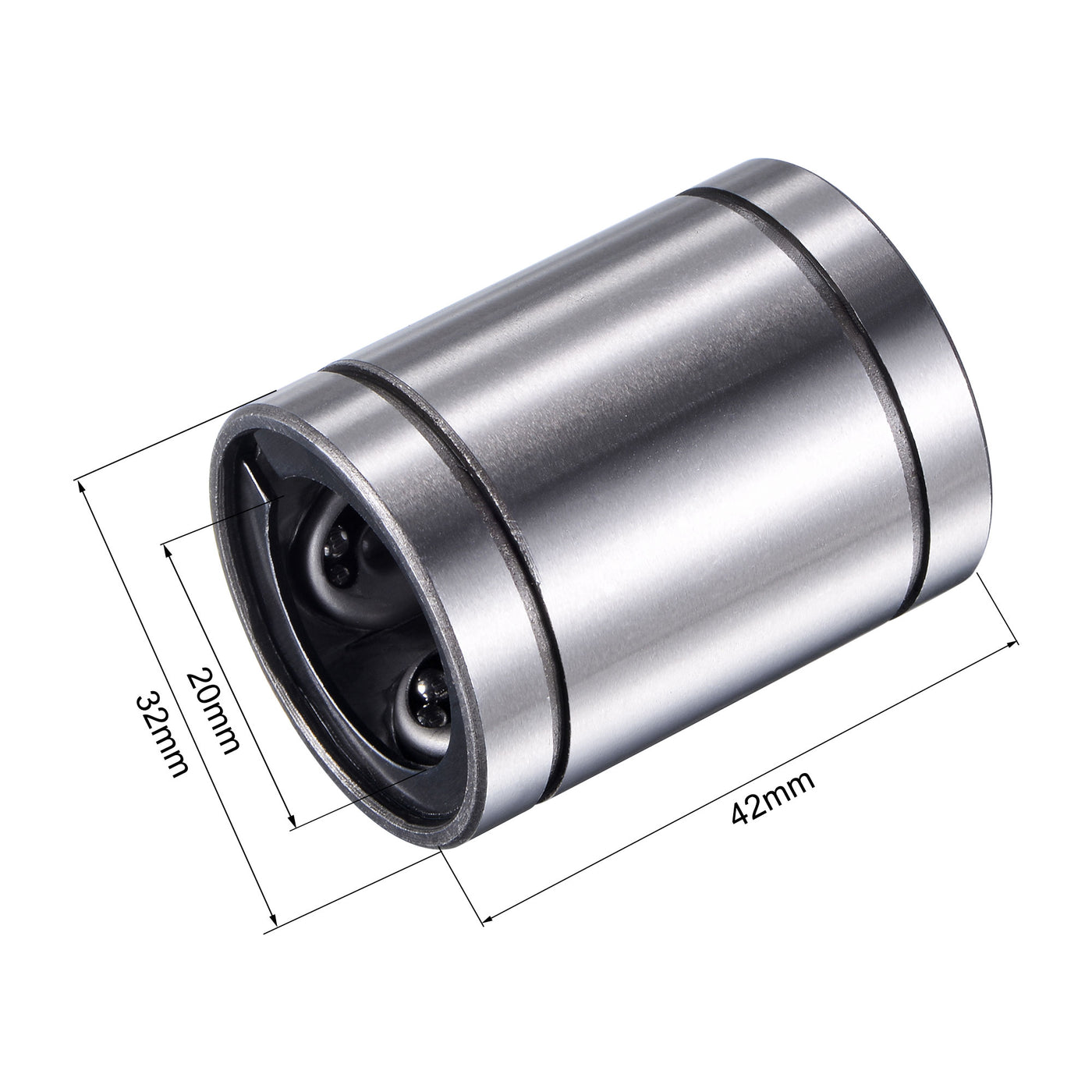 uxcell Uxcell Linear Ball Bearings Steel Cage for CNC 3D Printer