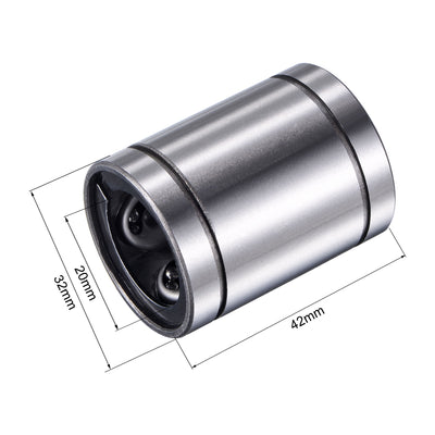 Harfington Uxcell Linear Ball Bearings Steel Cage for CNC 3D Printer