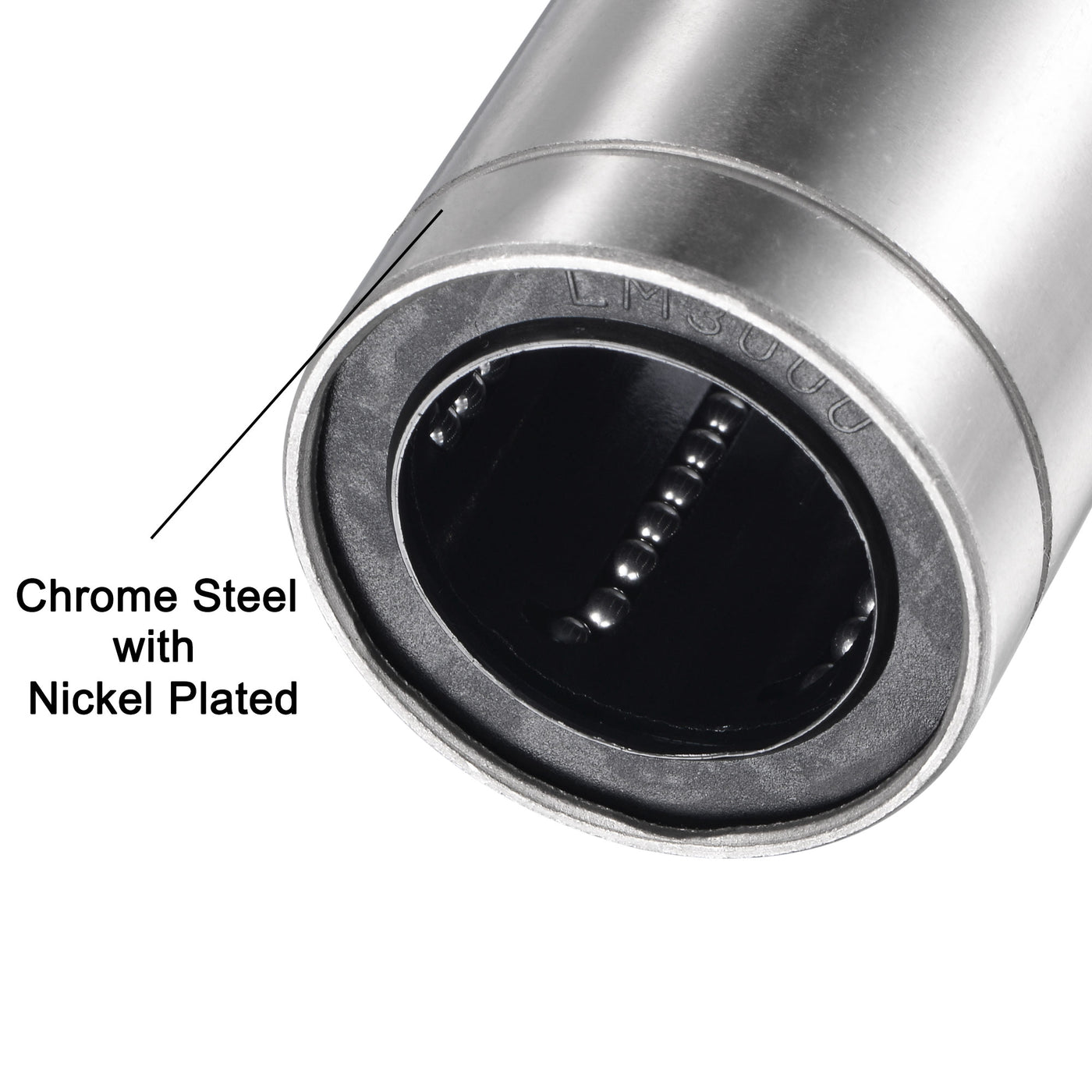 uxcell Uxcell Linear Ball Bearings Nickel Plated for 3D Printers