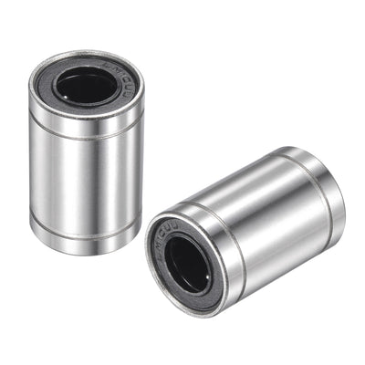 Harfington Uxcell Linear Ball Bearings Nickel Plated for CNC 3D Printer