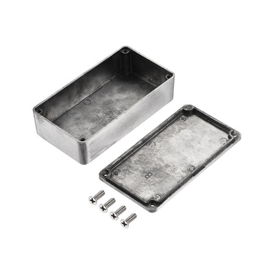 Harfington Uxcell 112mm x 60mm x 31mm Aluminum Boxes Guitar Pedal Effect Enclosure