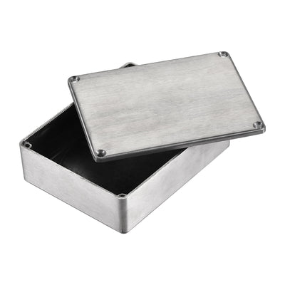 Harfington Uxcell 120mm x 95mm x 37mm Aluminum Boxes Guitar Pedal Effect Enclosure