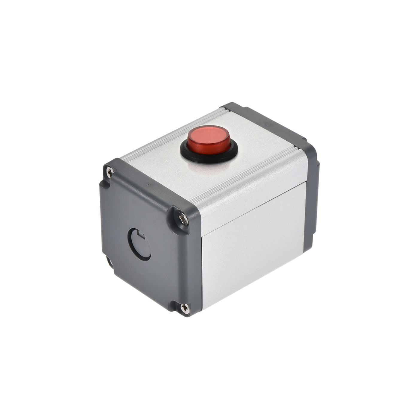 uxcell Uxcell Single Hole 16mm Aluminum Switch Button Station Box with a PG7 Cable Gland