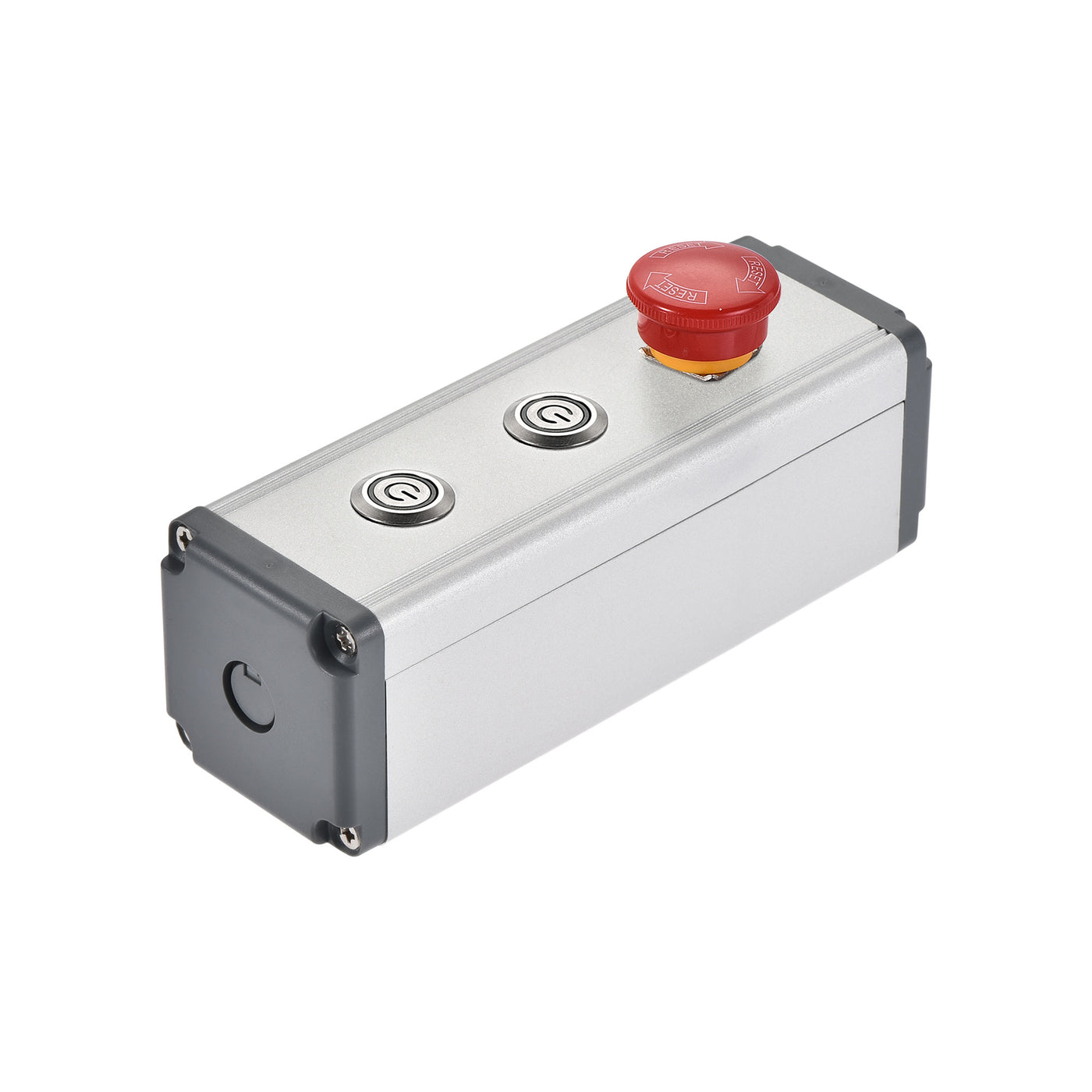 uxcell Uxcell 3 Holes 16mm Aluminum Switch Button Station Box with a PG7 Cable Gland