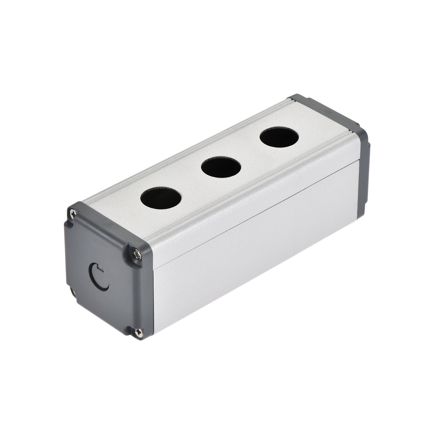 uxcell Uxcell 3 Holes 16mm Aluminum Switch Button Station Box with a PG7 Cable Gland