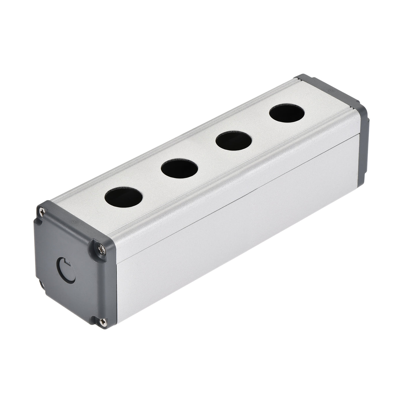 uxcell Uxcell 4 Holes 16mm Aluminum Switch Button Station Box with a PG7 Cable Gland