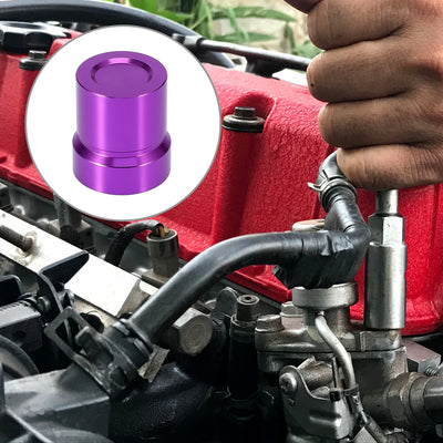 Harfington Car Solenoid Valve Protection Cover Cap Purple for Honda B-series D-series H-series Accord Civic