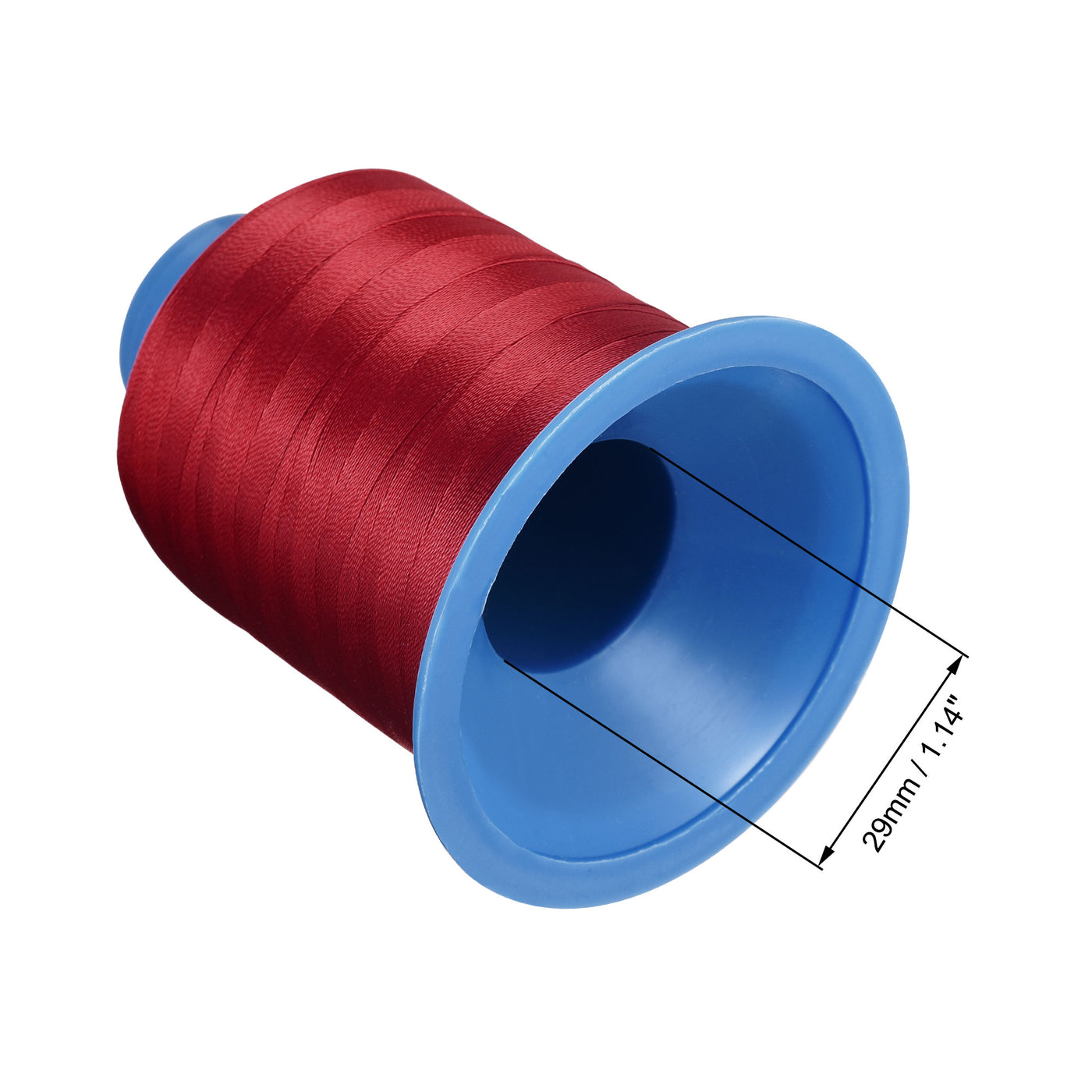 Uxcell Uxcell Bonded Polyester Threads Extra-strong 1312 Yards 210D/0.32mm (Snow, 2pcs)