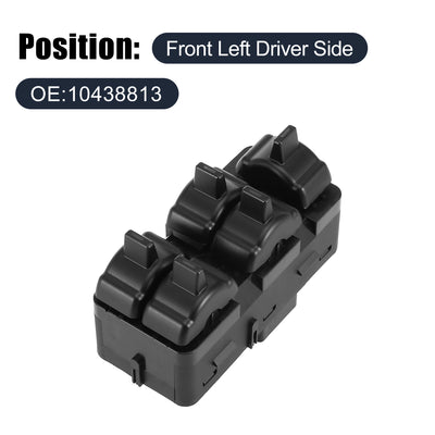 Harfington Master Driver Side Power Window Switch 10438813 Replacement for Pontiac Grand Prix 2004-2008