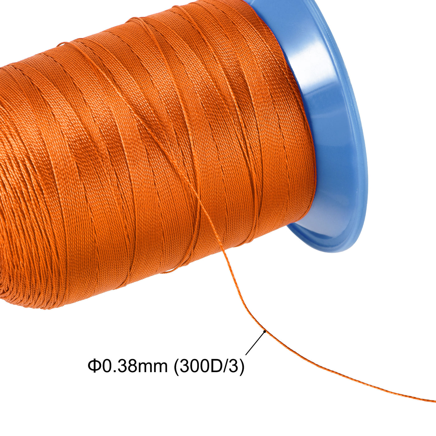 Uxcell Uxcell Bonded Polyester Thread Extra-strong 870 Yards 300D/0.38mm (Red)