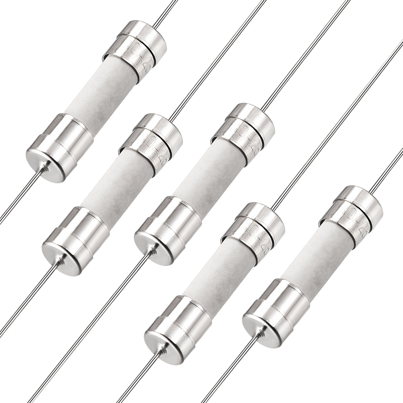 uxcell Uxcell 5 Stück Schnelle Sicherung Anschlussdraht Keramik Sicherungen 5mm x 20mm 250V F30A 5Pcs