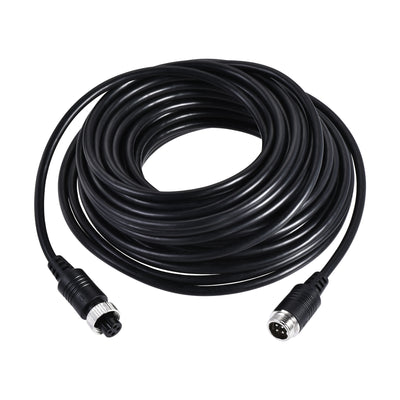 Harfington Uxcell Video Aviation Cable 4-Pin 36.09FT 11 Meters Male to Female Extension Cable