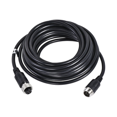 Harfington Uxcell Video Aviation Cable 4-Pin 16.4FT 5M Male to Female Shielded Extension Cable