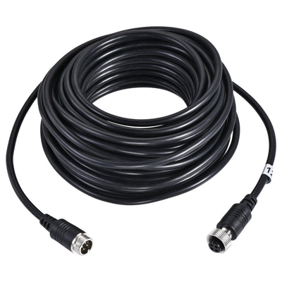 Harfington Uxcell Video Aviation Cable 4-Pin 39.37FT 12M Male to Female Shielded Extension Cable