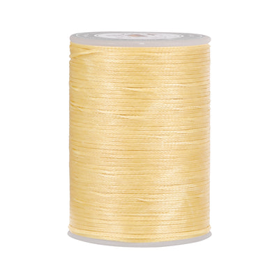 Harfington Uxcell Leather Sewing Thread 98 Yards 150D/0.8mm Polyester Waxed Cord, Pearl