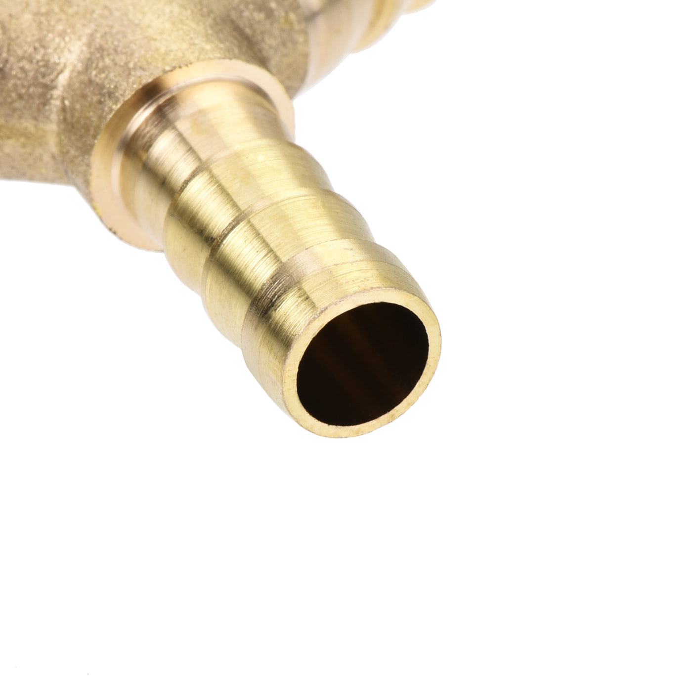 Uxcell Uxcell Reducing Barb Hose Fitting Y Shape Pipe Connector Brass 1/2" x 3/8" x 3/8"