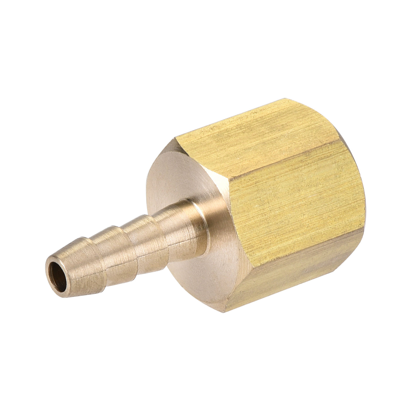 Uxcell Uxcell Brass Barb Hose Fitting Connector Adapter 3/8 Barbed x 1/4NPT Female Pipe