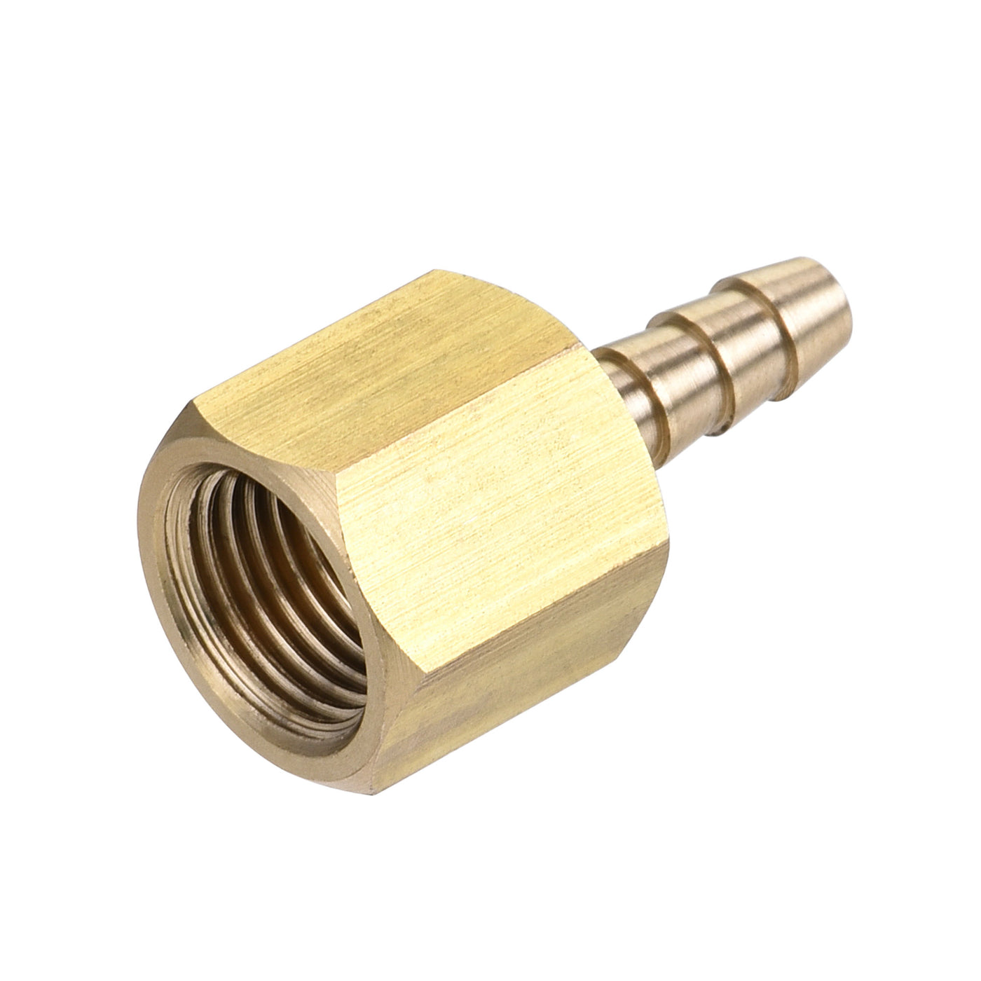 Uxcell Uxcell Brass Barb Hose Fitting Connector Adapter 3/8 Barbed x 1/4NPT Female Pipe