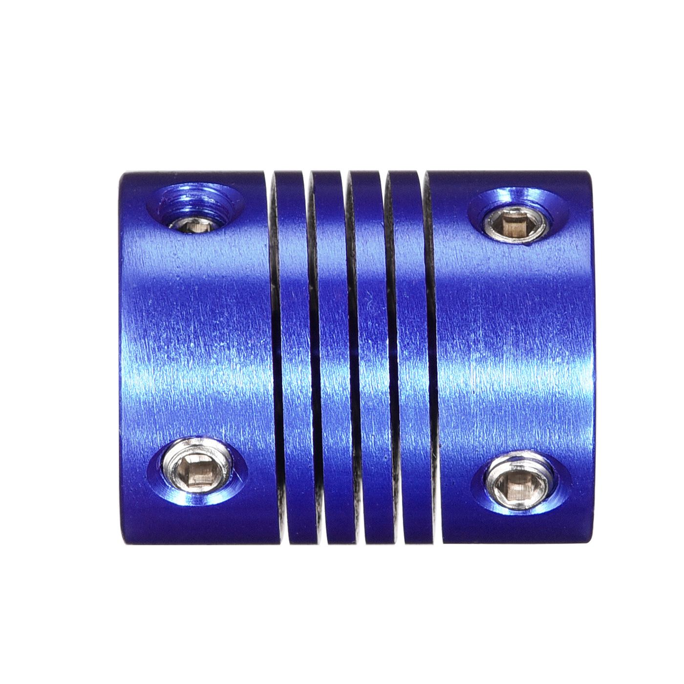 uxcell Uxcell 5 Pcs 5mm to 4mm Aluminum Alloy Shaft Coupling Flexible Coupler L25xD20 Blue