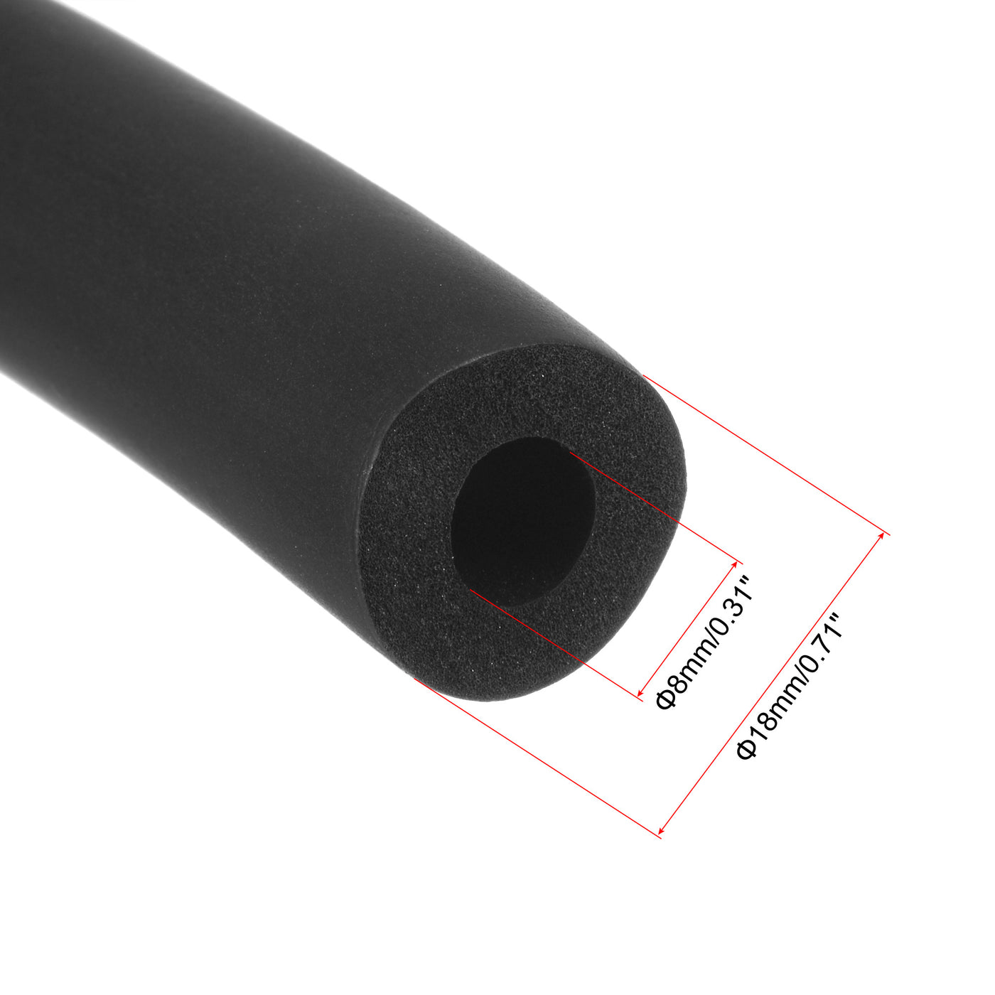 uxcell Uxcell Foam Tubing, for Handle Grip Support