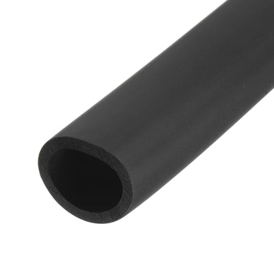 Harfington Uxcell Foam Tubing for Handle Grip Support, Pipe Insulation, 38mm ID 53mm OD 1m Length Black