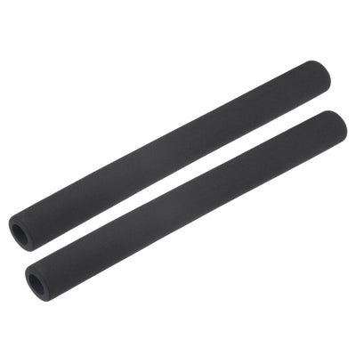 Harfington Uxcell Foam Tubing for Handle Grip Support, Pipe Insulation, 17mm ID 27mm OD 295mm Length Black 2pcs