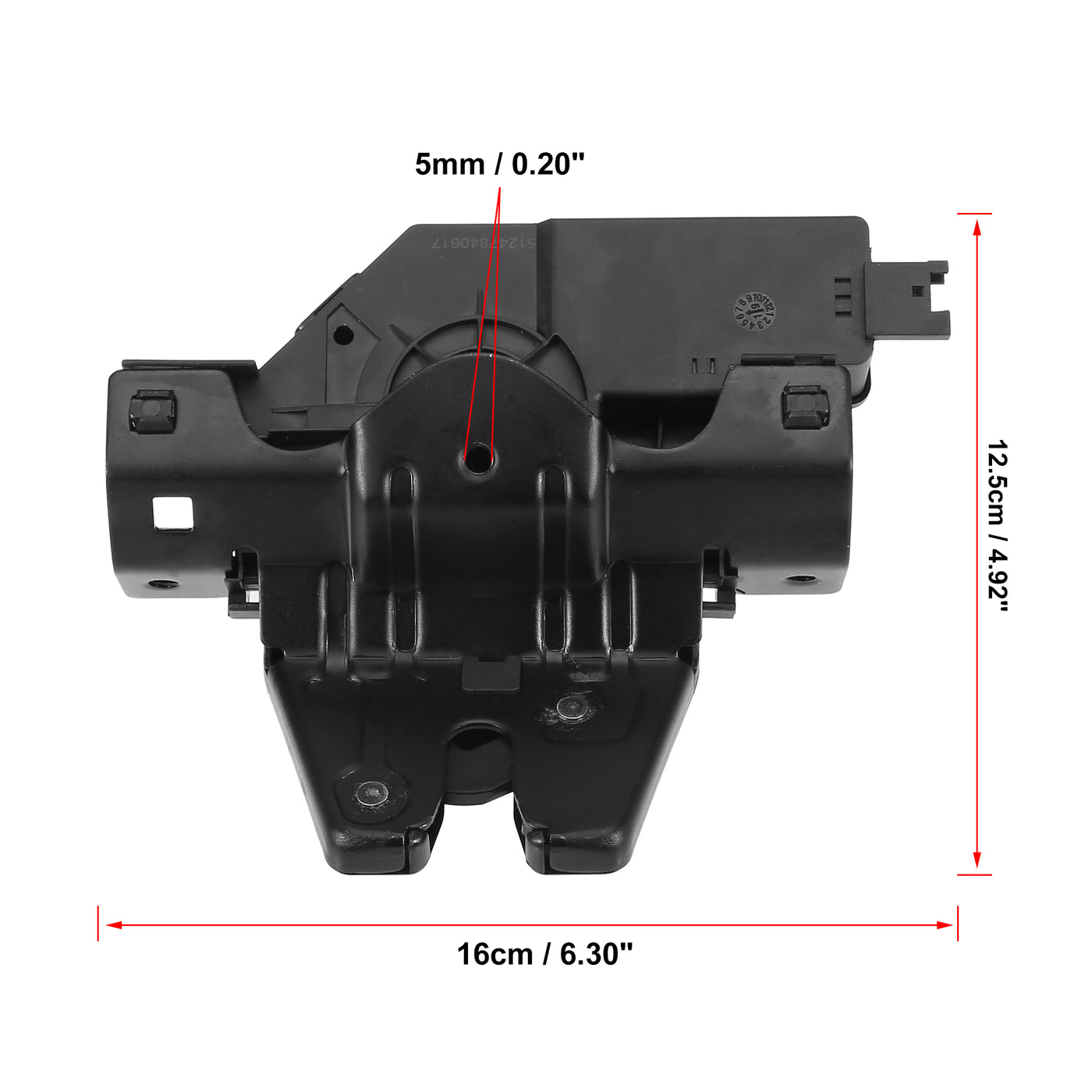 X AUTOHAUX Trunk Lift Latch Tailgate Lock Actuator 51247840617 51248196401 for BMW 335i 2007-2011 for BMW 135i 2008-2009