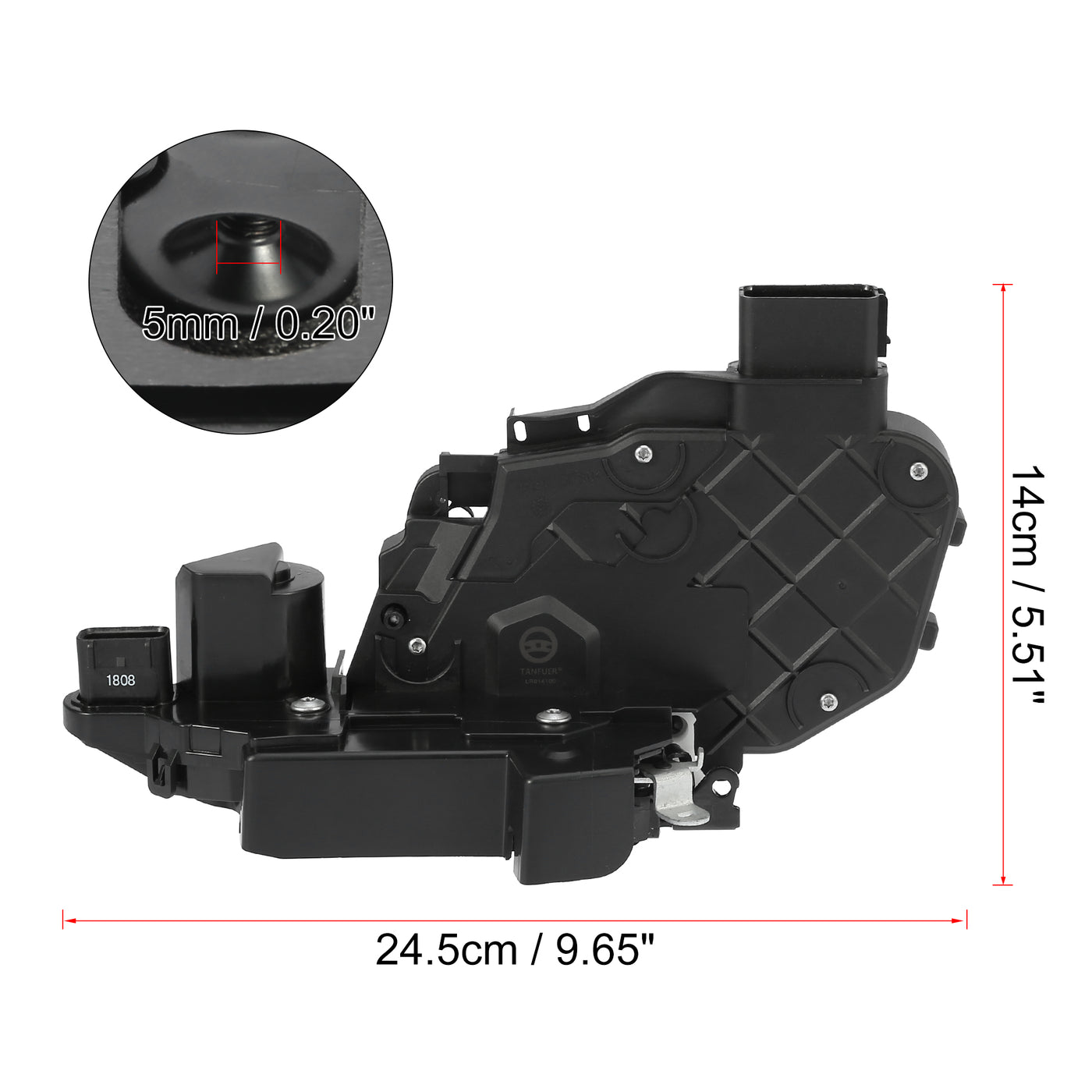 X AUTOHAUX Front Right Door Lock Actuator LR014100 for Land Rover for Range Rover Sport 2006-2013