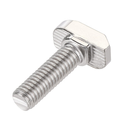 Harfington Uxcell M6x25mm T-Slot Drop-in Stud Sliding Bolt Screw Carbon Steel for 30 Series Aluminum Profile 8pcs