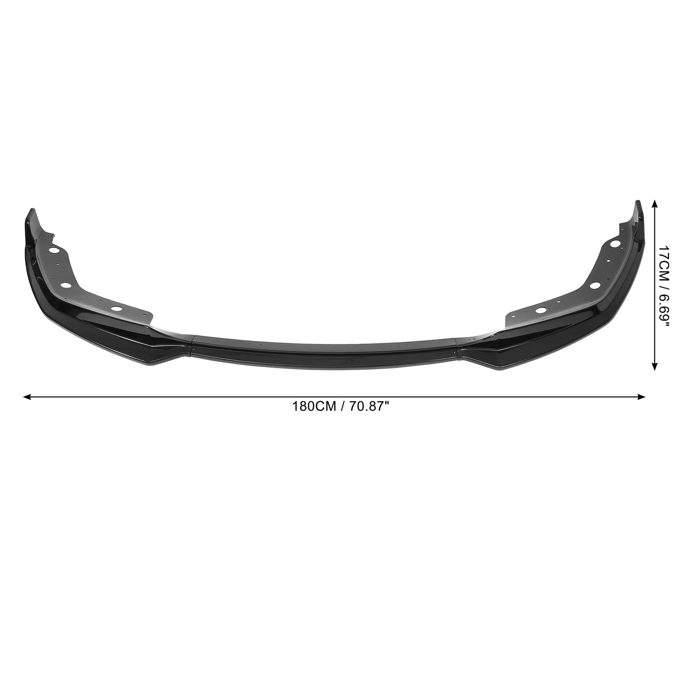 X AUTOHAUX Glossy Black Car Front Bumper Bottom Lip Spoiler Splitter Bumper Lip for BMW 3 Series G28 2019 2020 2021