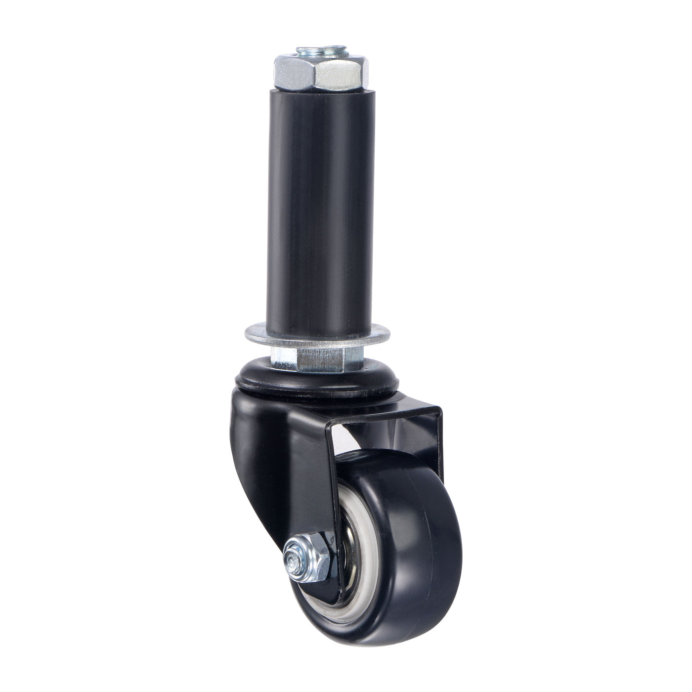 uxcell Uxcell Swivel Expanding Stem Caster Capacity, for Kitchen Prep Tables, PVC