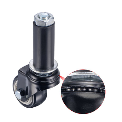 Harfington Uxcell Swivel Expanding Stem Caster Capacity, for Kitchen Prep Tables, PVC