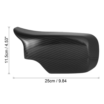 Harfington Carbon Fiber Pattern Mirror Housing Door Wing Mirror Cover Cap for BMW 3 Series E46 316i 318i 325i 330i Sedan 1998-2005 1 Pair (Left & Right Side)