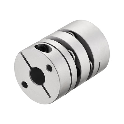 Harfington Uxcell 8mm to 8mm Bore Double Diaphragm Motor Wheel Flexible Coupling Joint