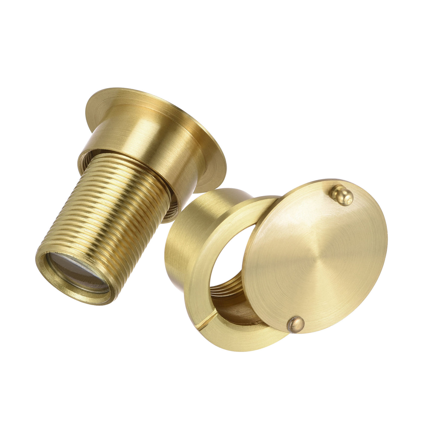 uxcell Uxcell Brass Door Viewer with Rotating Cover for Doors