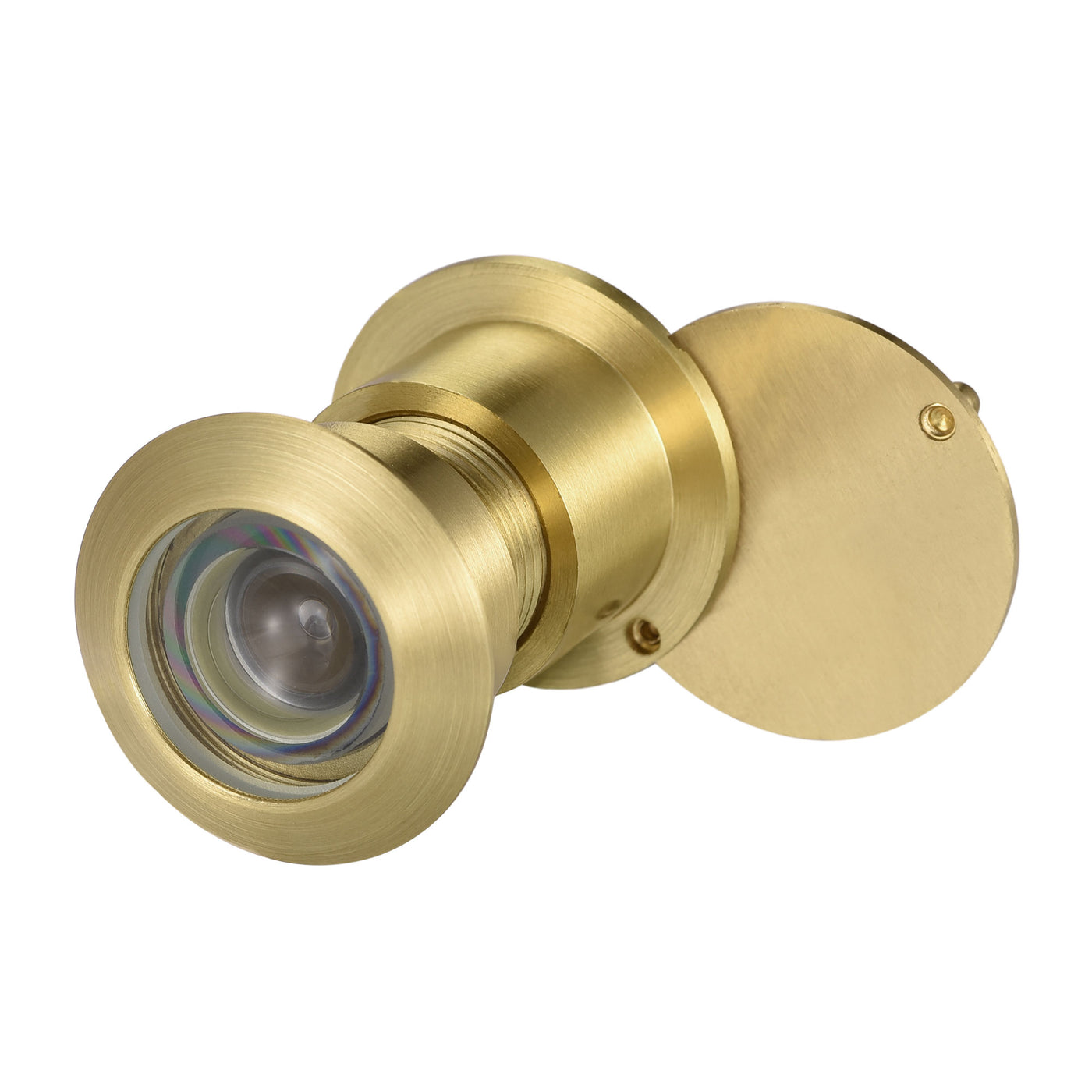 uxcell Uxcell Brass Door Viewer with Rotating Cover for Doors