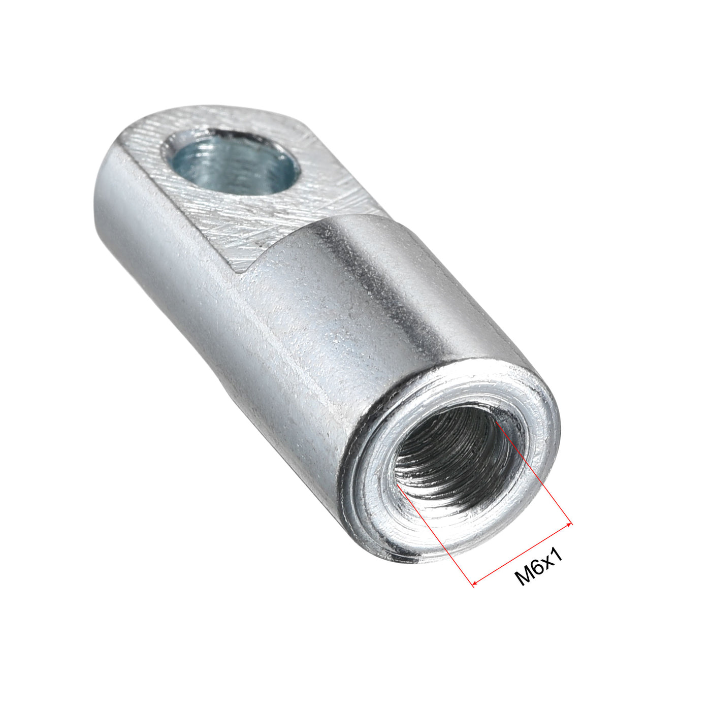 Uxcell Uxcell Air Cylinder Rod Clevis End M16x1.5 Female Thread 78mm I Type Connector