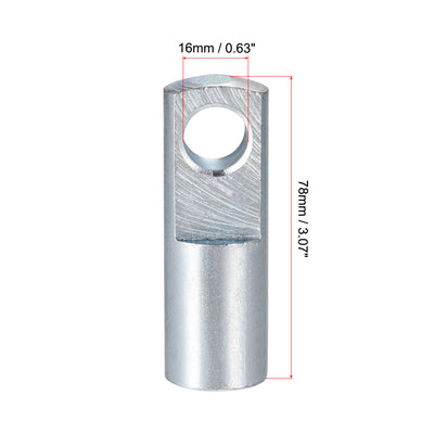 Harfington Uxcell Air Cylinder Rod Clevis End M16x1.5 Female Thread 78mm I Shape Connector