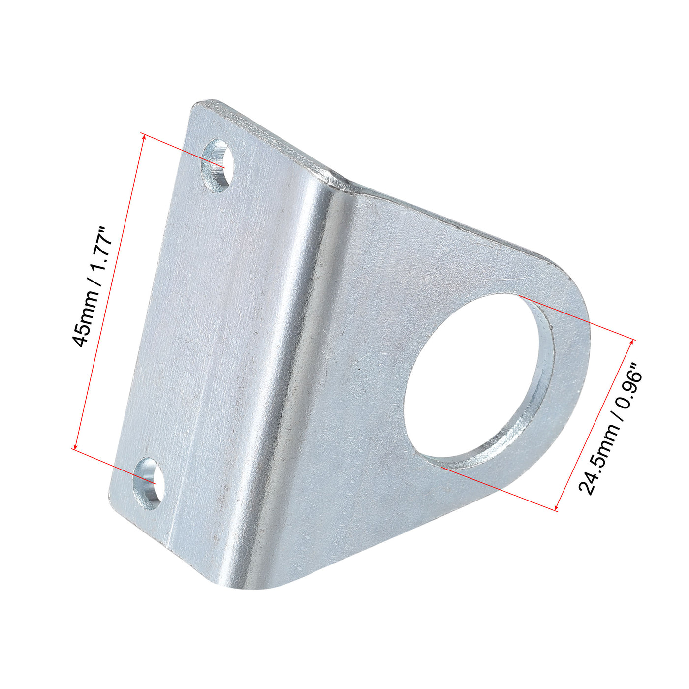 uxcell Uxcell Air Cylinder Rod Clevis Mounting Bracket 2 Bolt Holes 58.5x30x51mm MA/MAL Pneumatic Parts for 32mm Cylinder Bore, 2pcs