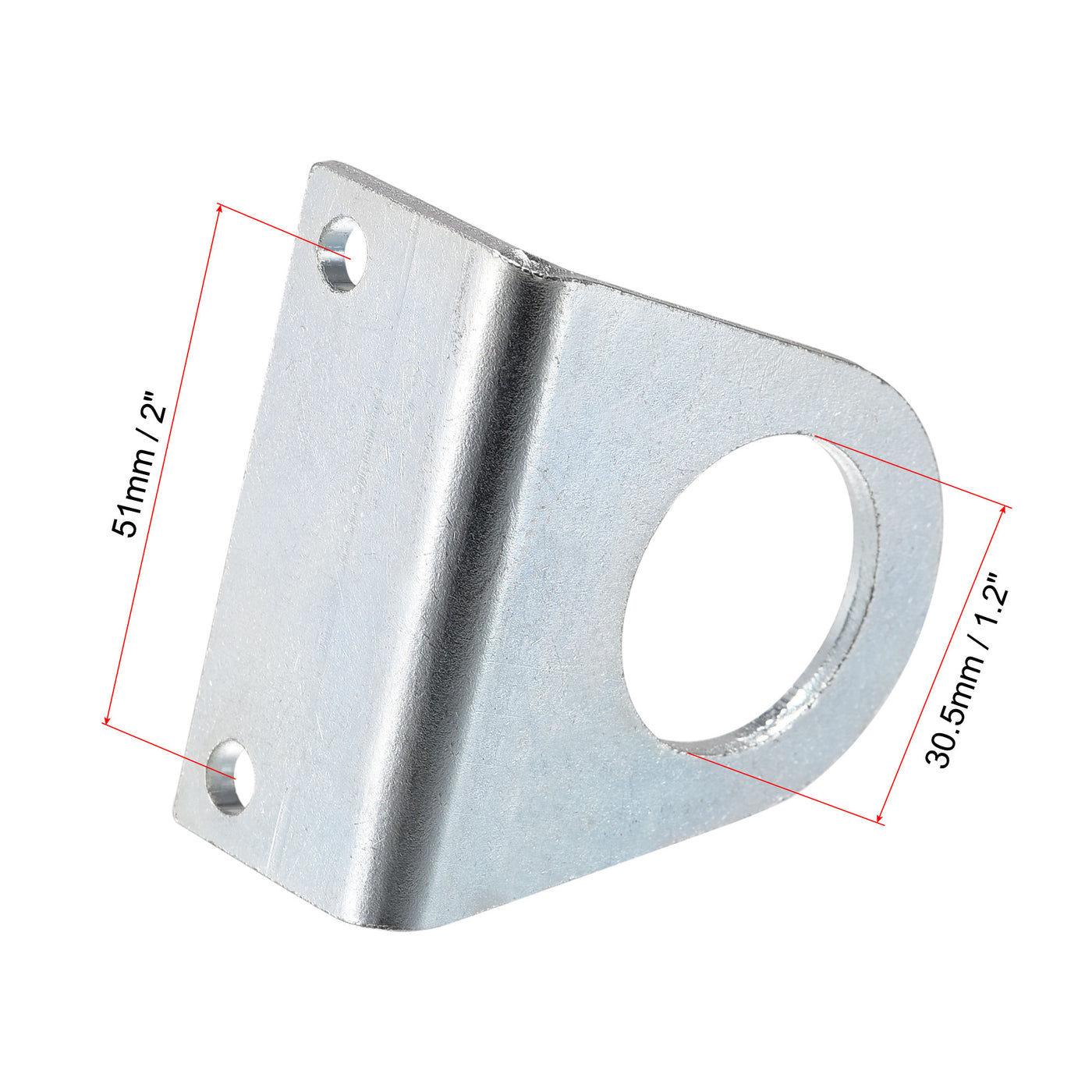 uxcell Uxcell Air Cylinder Rod Clevis Mounting Bracket 2 Bolt Holes 64x30x60mm MA/MAL Pneumatic Parts for 40mm Cylinder Bore