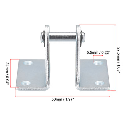 Harfington Uxcell Air Cylinder Rod Clevis Mounting Bracket 4 Bolt Holes MA/MAL Pneumatic Parts for 16mm Cylinder Bore