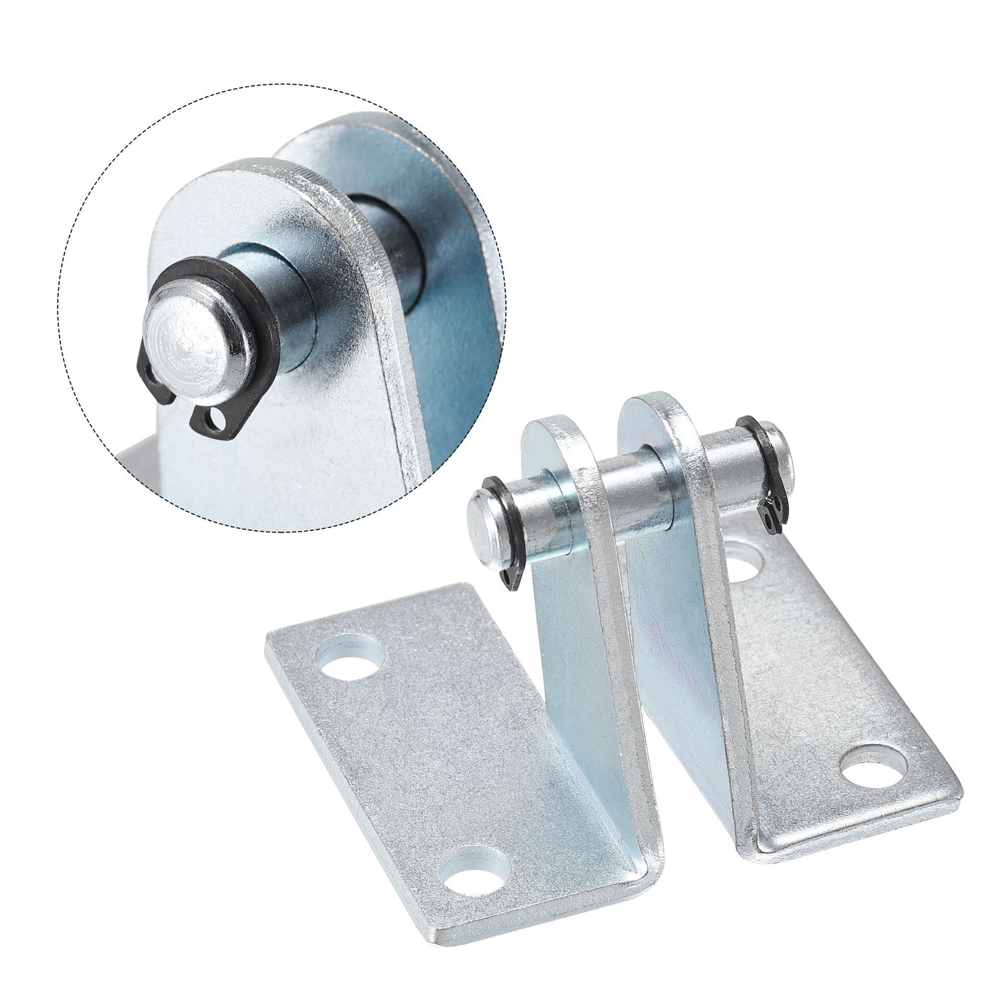 uxcell Uxcell Air Cylinder Rod Clevis Mounting Bracket 4 Bolt Holes MA/MAL Pneumatic Parts for 16mm Cylinder Bore