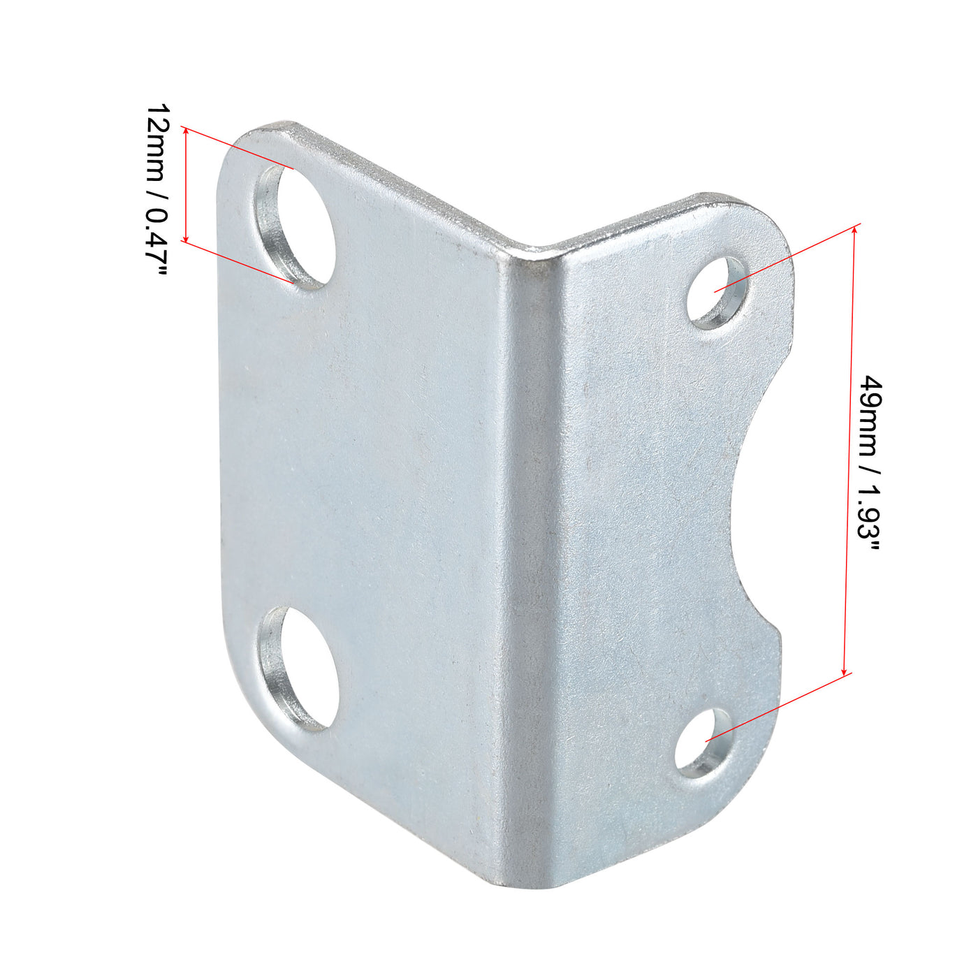 uxcell Uxcell Air Cylinder Rod Clevis Mounting Bracket 66x31x45mm SC Standard Pneumatic Parts for 50mm Cylinder Bore