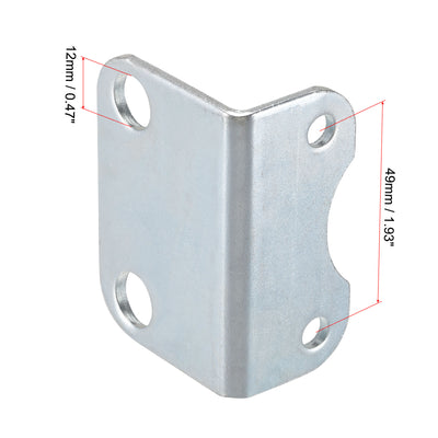 Harfington Uxcell Air Cylinder Rod Clevis Mounting Bracket 66x31x45mm SC Standard Pneumatic Parts for 50mm Cylinder Bore