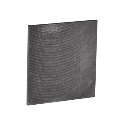 Harfington Uxcell Graphite Plate 50mmx50mmx2mm Graphite Blank Block Black 1pcs